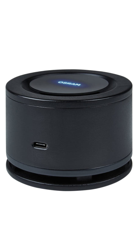 Purificator de aer Osram Air Zing Mini, compact, negru, alimentare USB-C